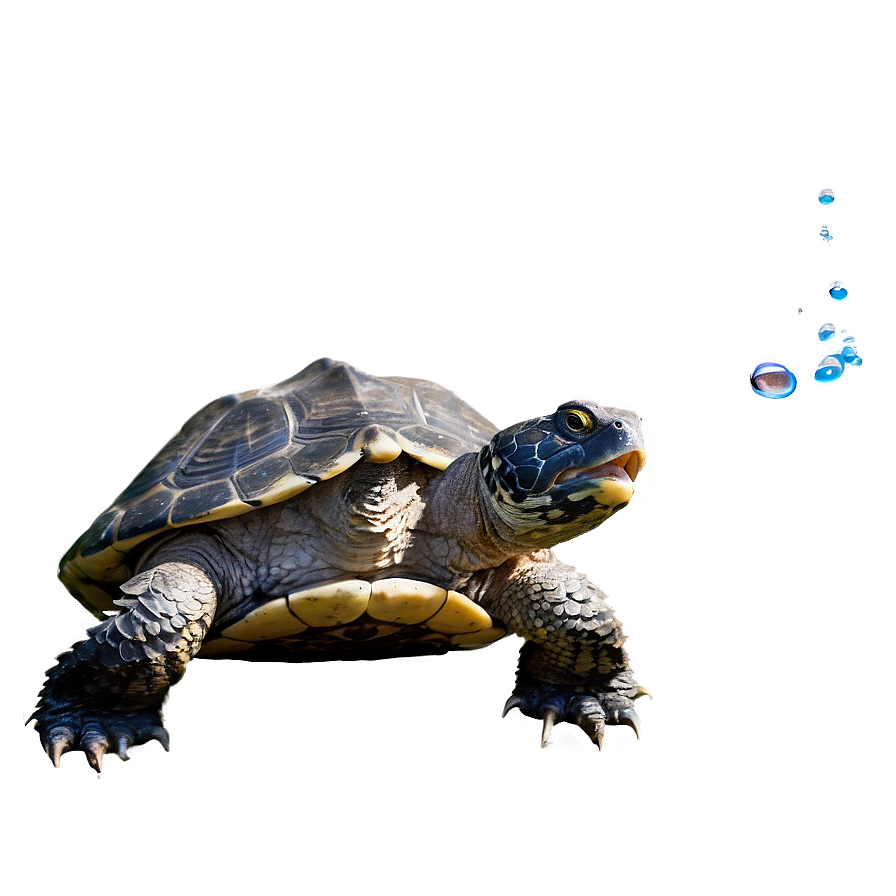 Snapping Turtle With Fish Png Vpt98 PNG image