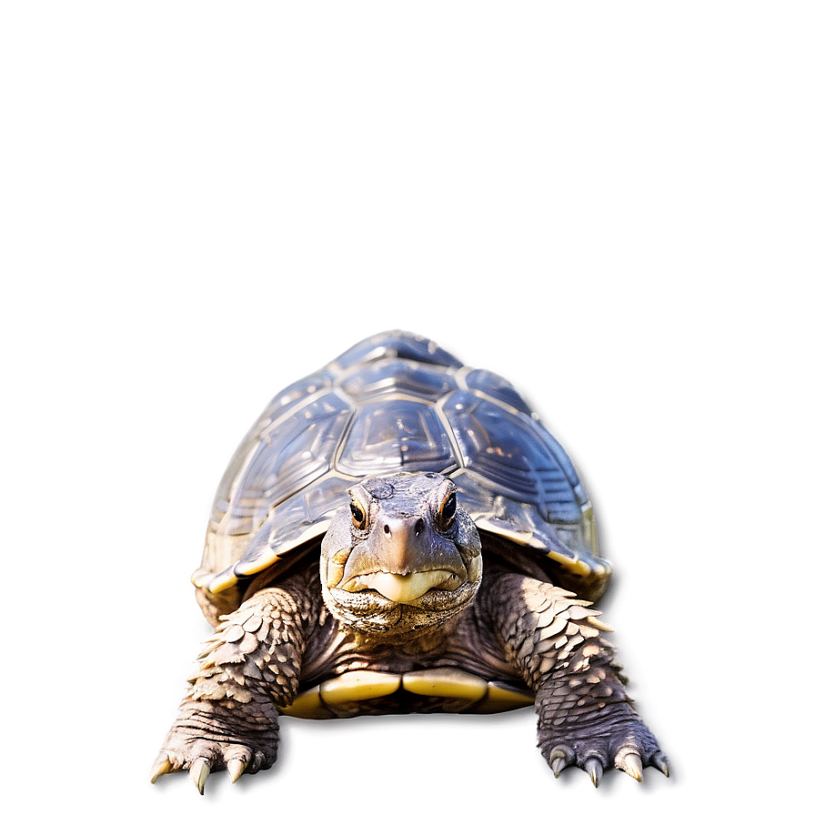 Snapping Turtle With Reflective Shell Png 06252024 PNG image