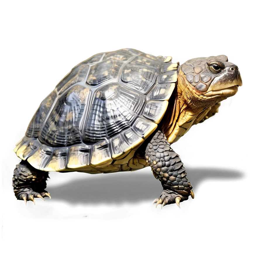 Snapping Turtle With Reflective Shell Png Lfo PNG image