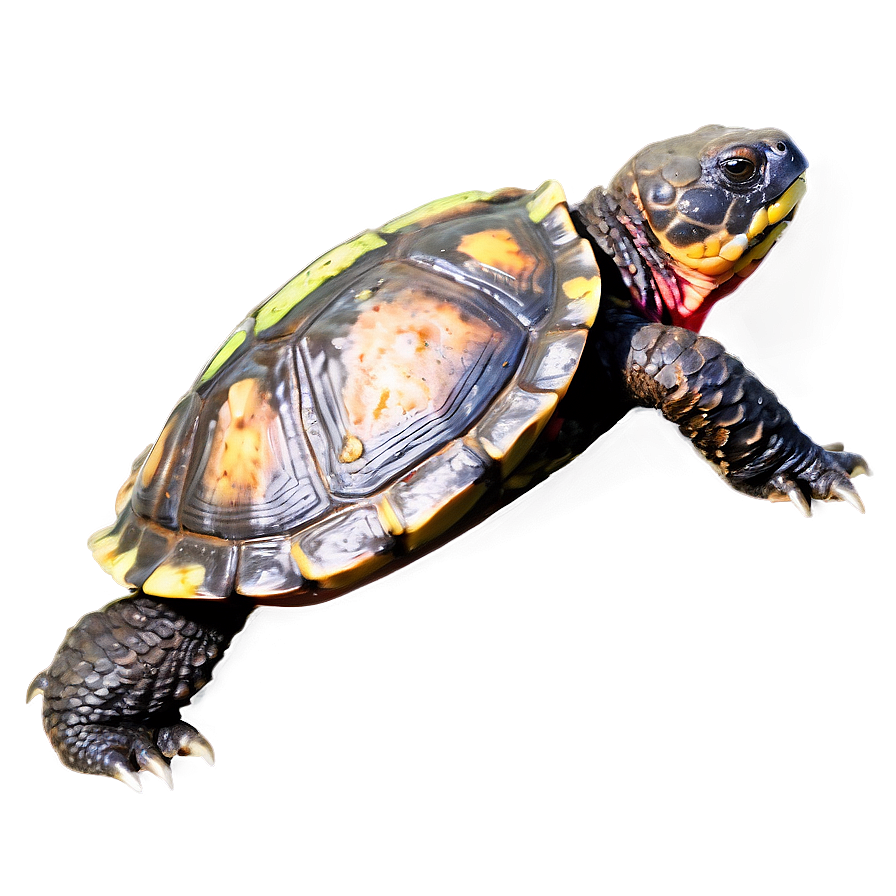 Snapping Turtle With Vibrant Colors Png Tfa42 PNG image