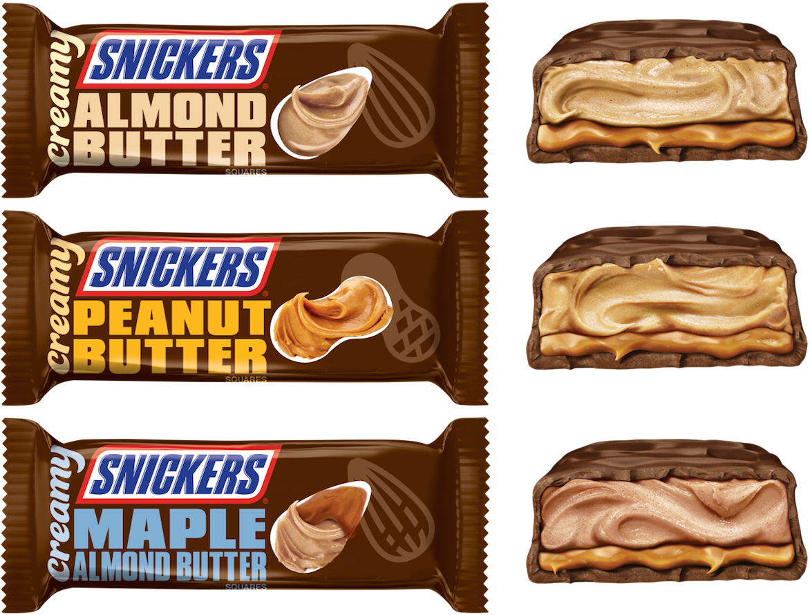 Snickers Creamy Variety Pack PNG image