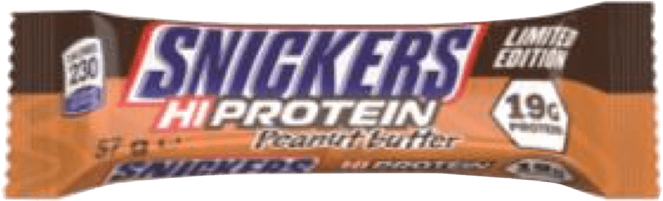 Snickers Hi Protein Peanut Butter Bar PNG image