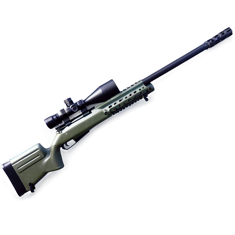 Sniper Rifle With Bipod Png Gfe PNG image