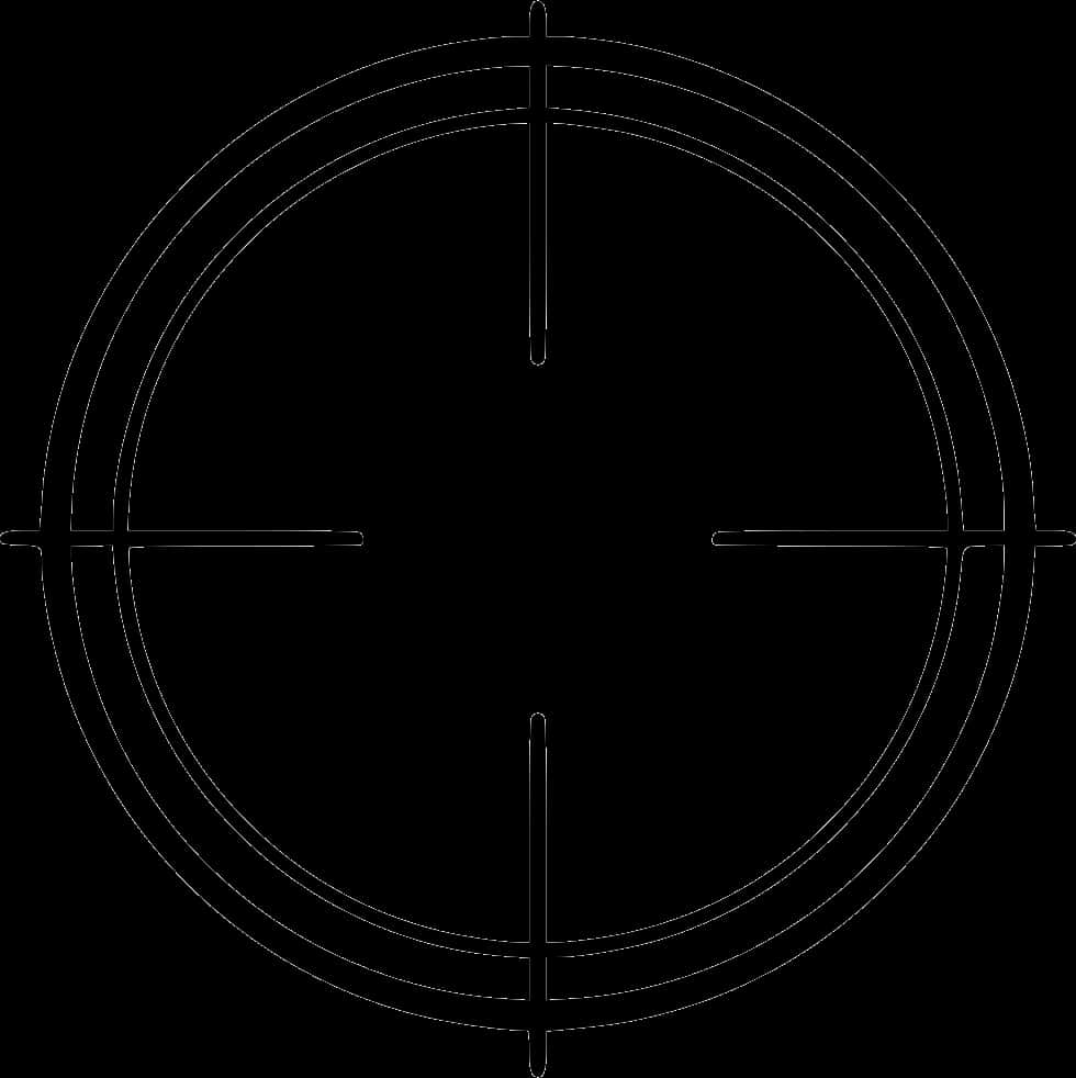 Sniper Scope Crosshair Graphic PNG image