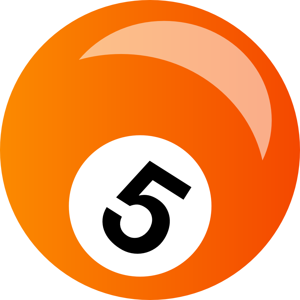 Snooker Orange Ball5 PNG image