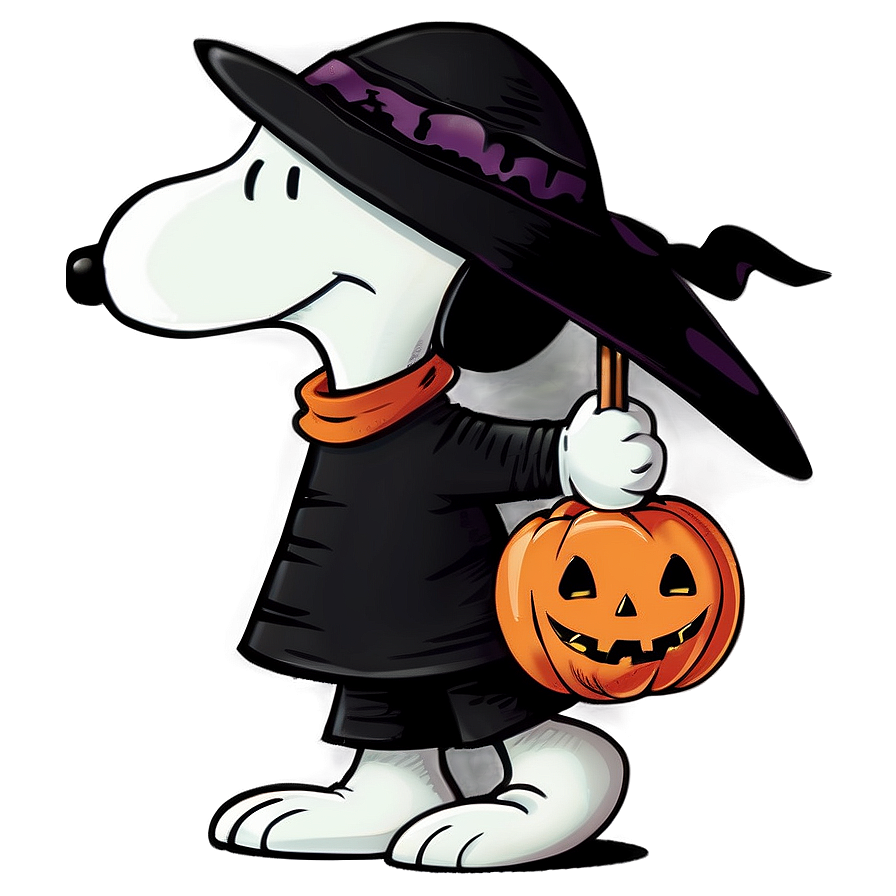 Snoopy Dressed For Halloween Png 06122024 PNG image