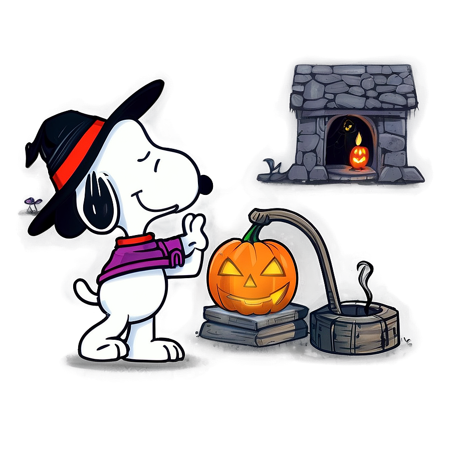 Snoopy Halloween Mystery Png 99 PNG image