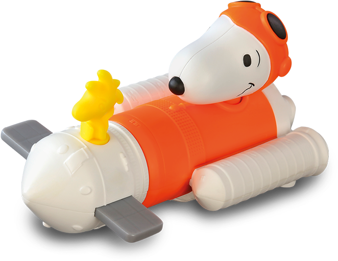 Snoopy Space Shuttle Toy PNG image