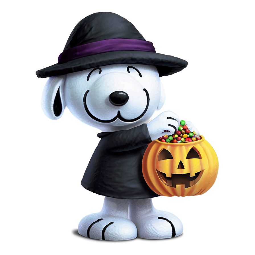 Snoopy Trick Or Treat Halloween Png 15 PNG image