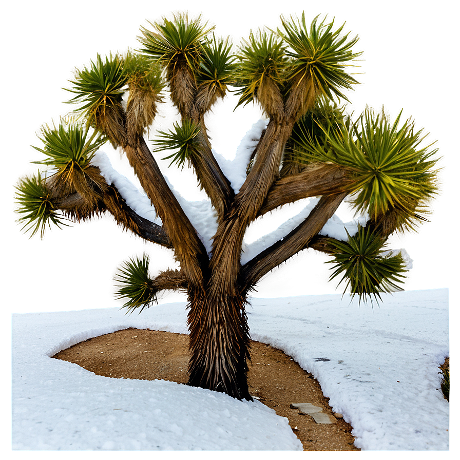 Snow-capped Joshua Tree Png 14 PNG image