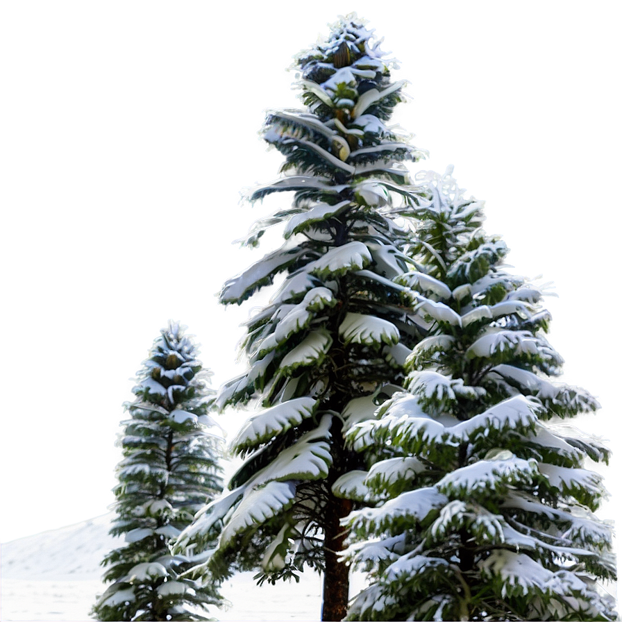 Snow-capped Mountain Trees Png 05042024 PNG image