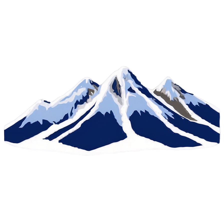 Snow-capped Mountains Png 41 PNG image