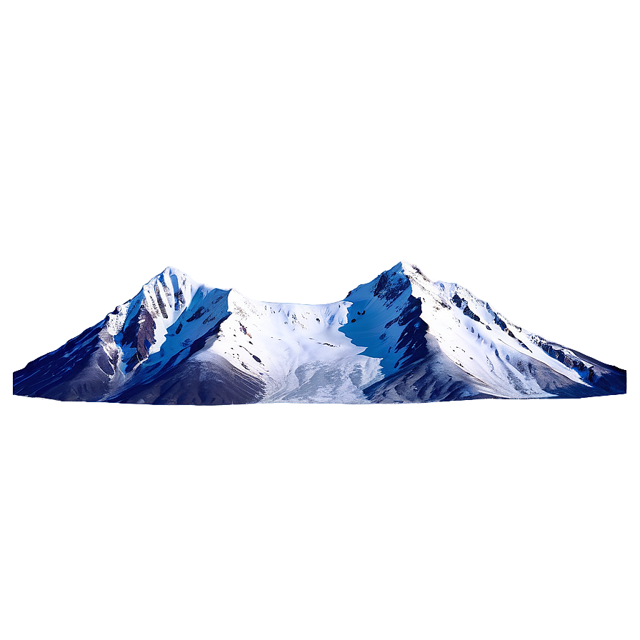 Snow-capped Peaks Panorama Png Kvh69 PNG image