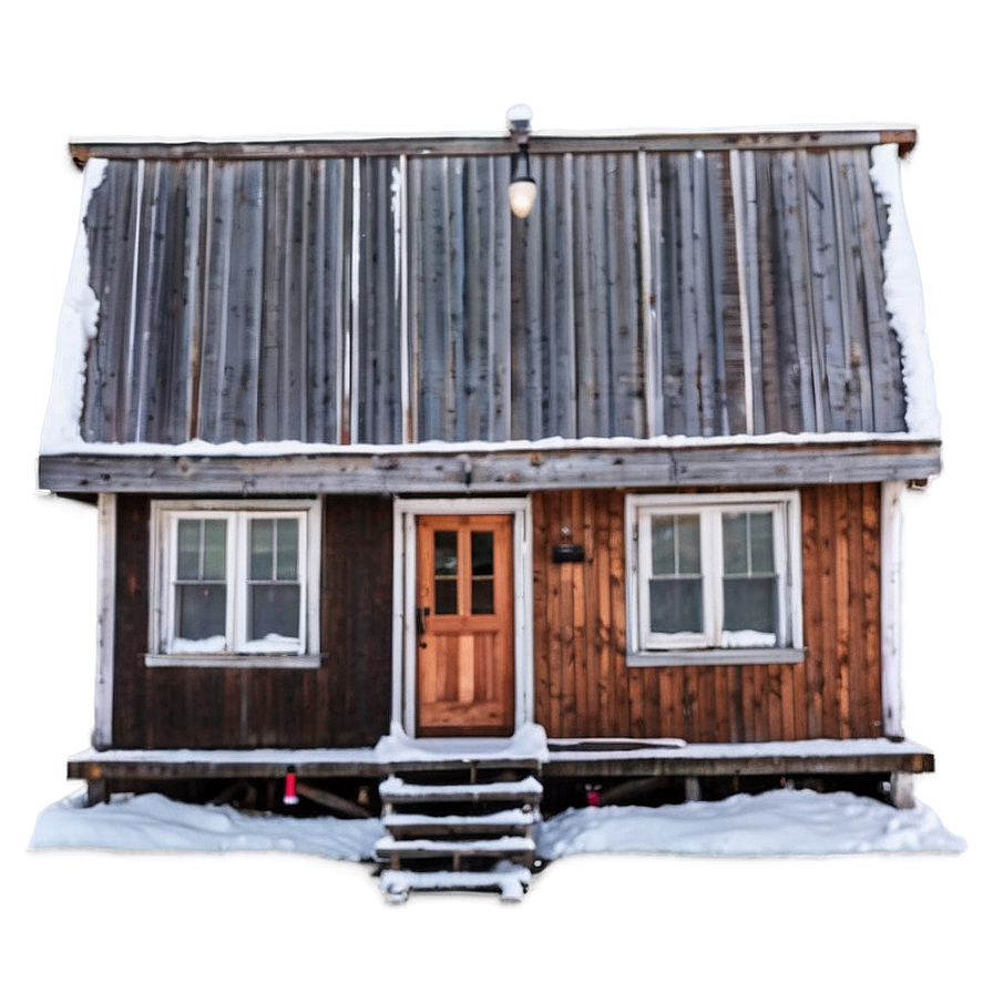 Snow-covered Cabins In Maine Png Yqp58 PNG image