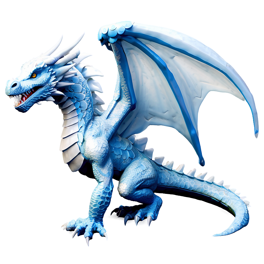 Snow Dragon In Winter Png Jxy PNG image