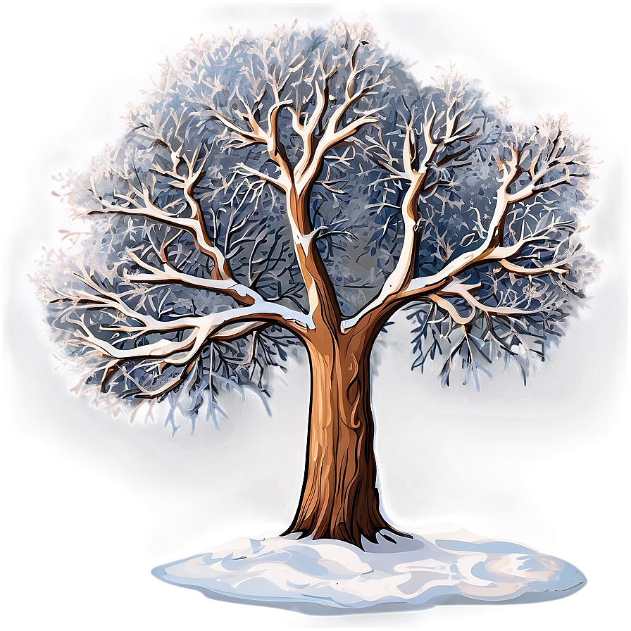 Snow Draped Tree Png 73 PNG image