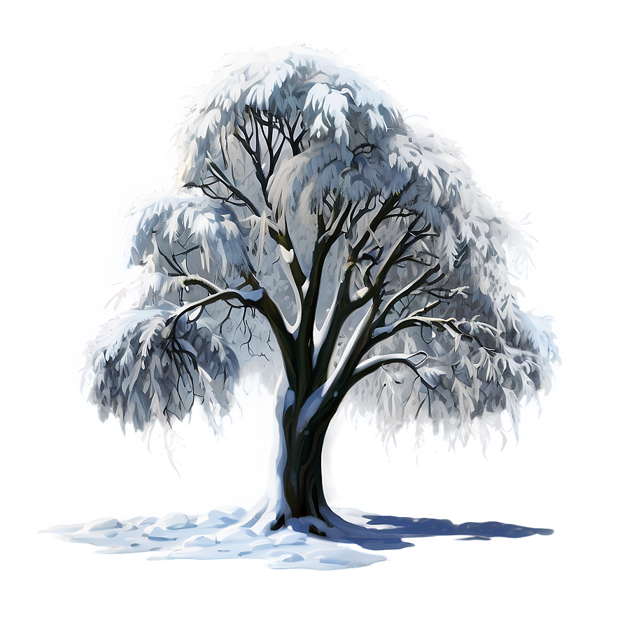 Snow Draped Tree Png 99 PNG image