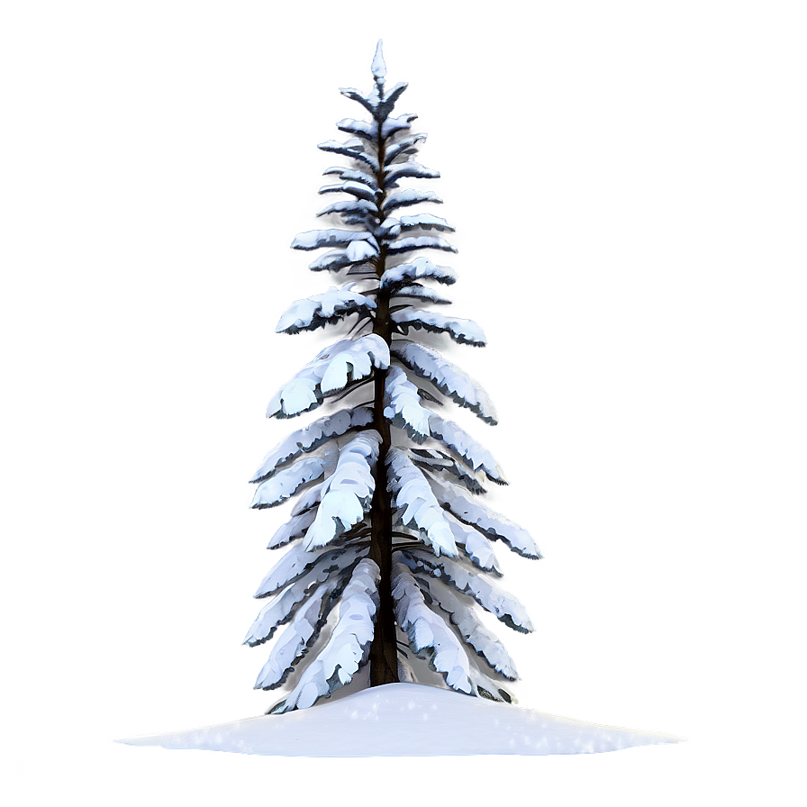 Snow Draped Winter Trees Png Gyv PNG image