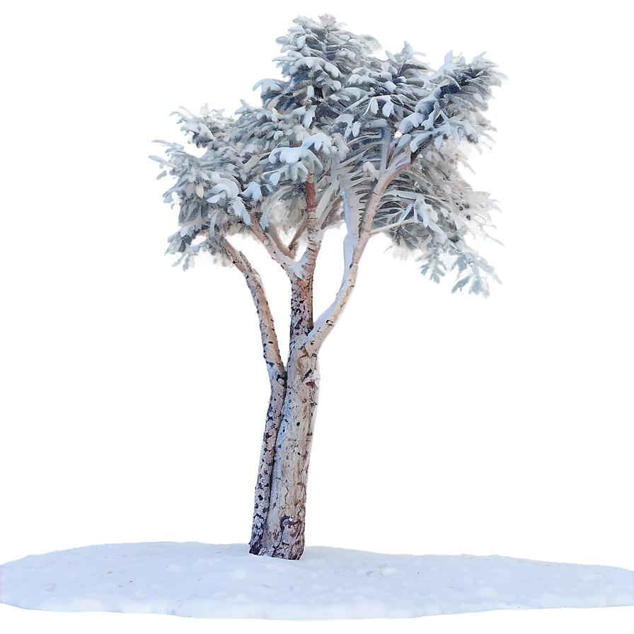 Snow Drift Trees Png 06292024 PNG image