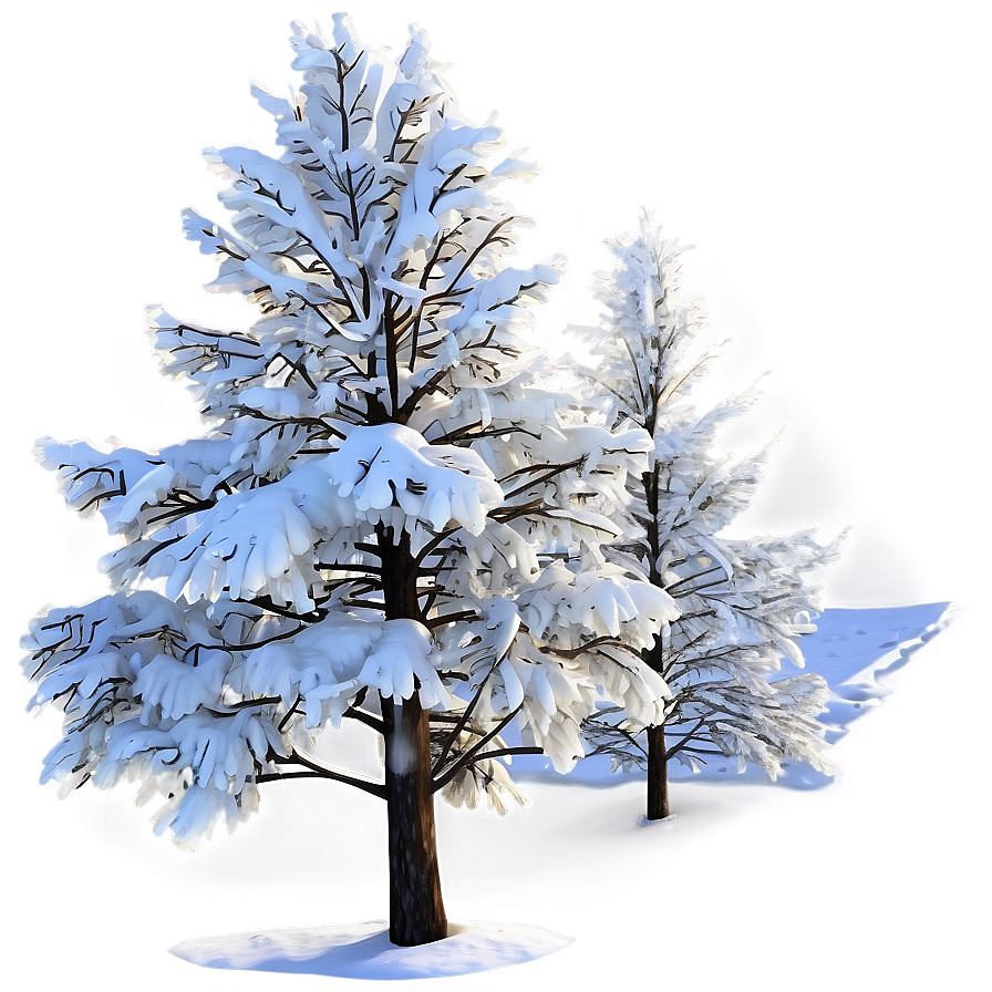 Snow Drift Trees Png Asv PNG image