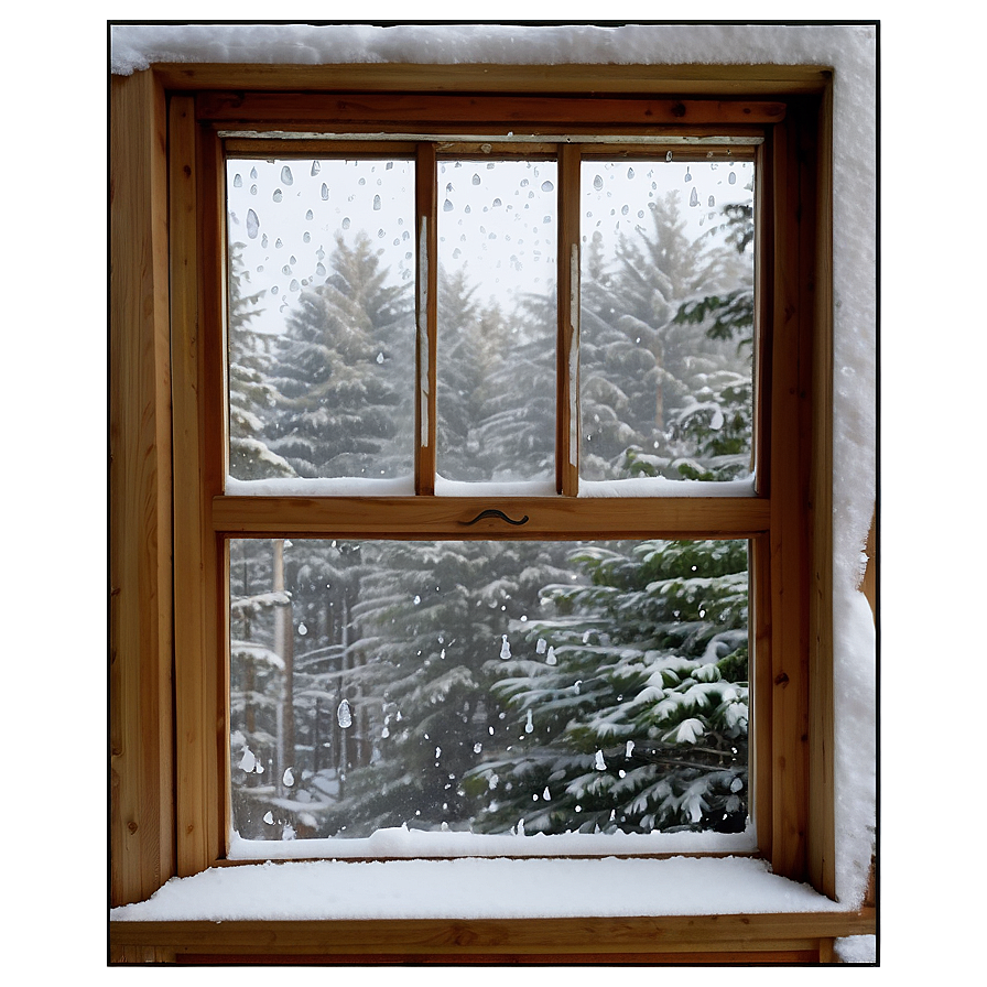 Snow Encrusted Window Png 32 PNG image