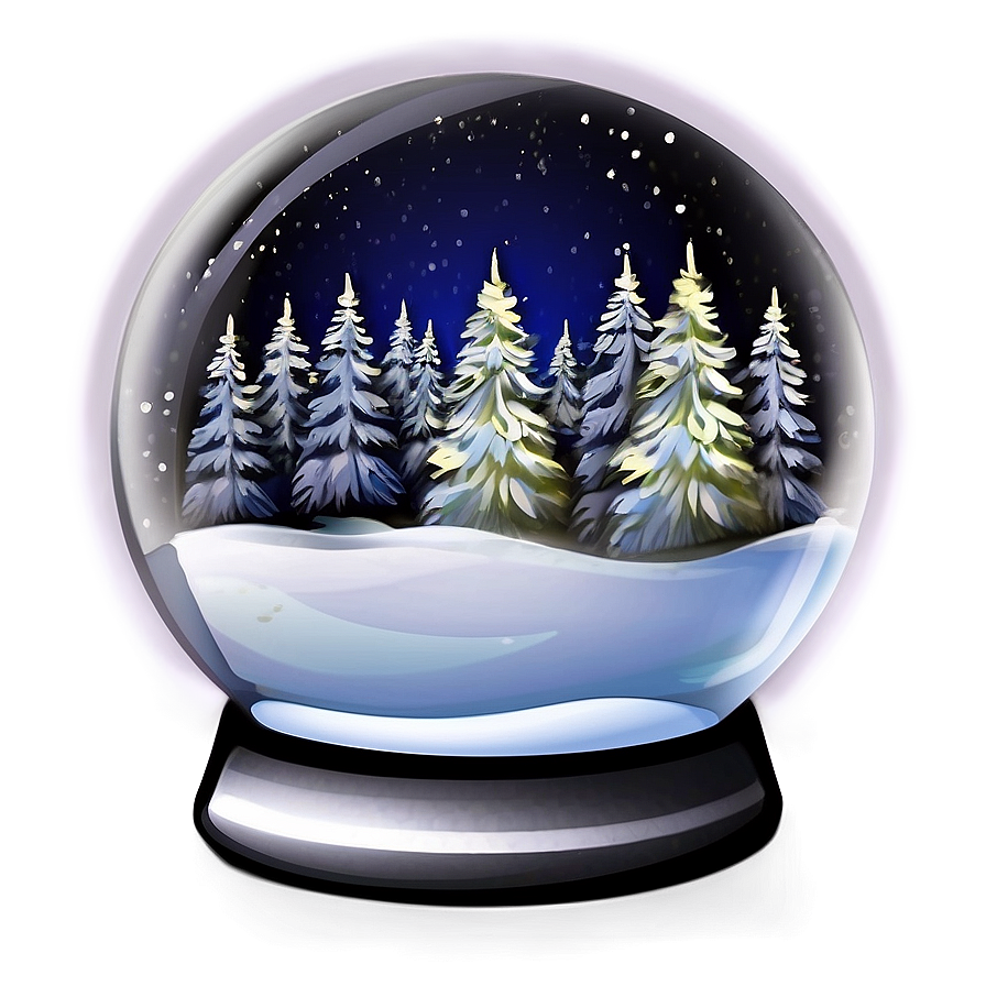 Snow Globe Design Png 78 PNG image