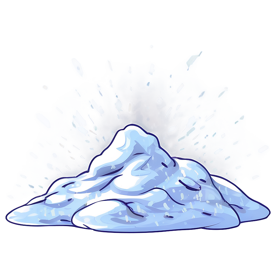 Snow Pile Clipart Png 06212024 PNG image