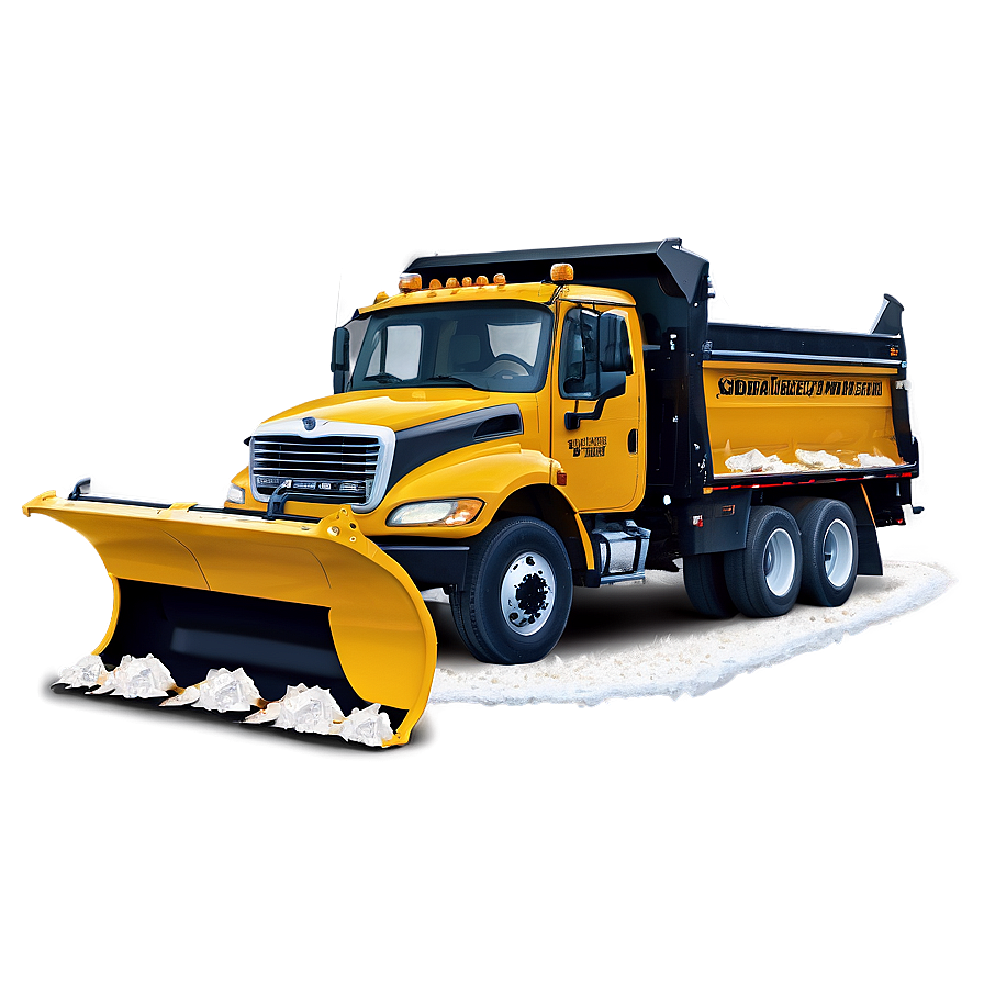 Snow Plow Truck Winter Png 60 PNG image