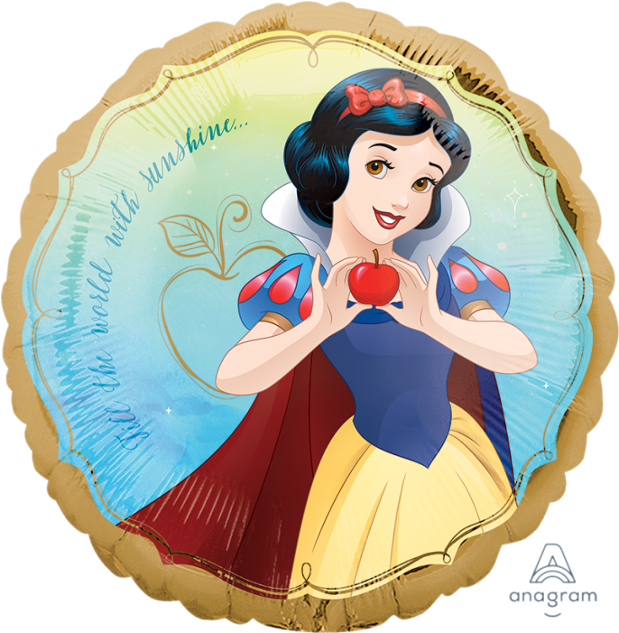 Snow White Holding Apple PNG image