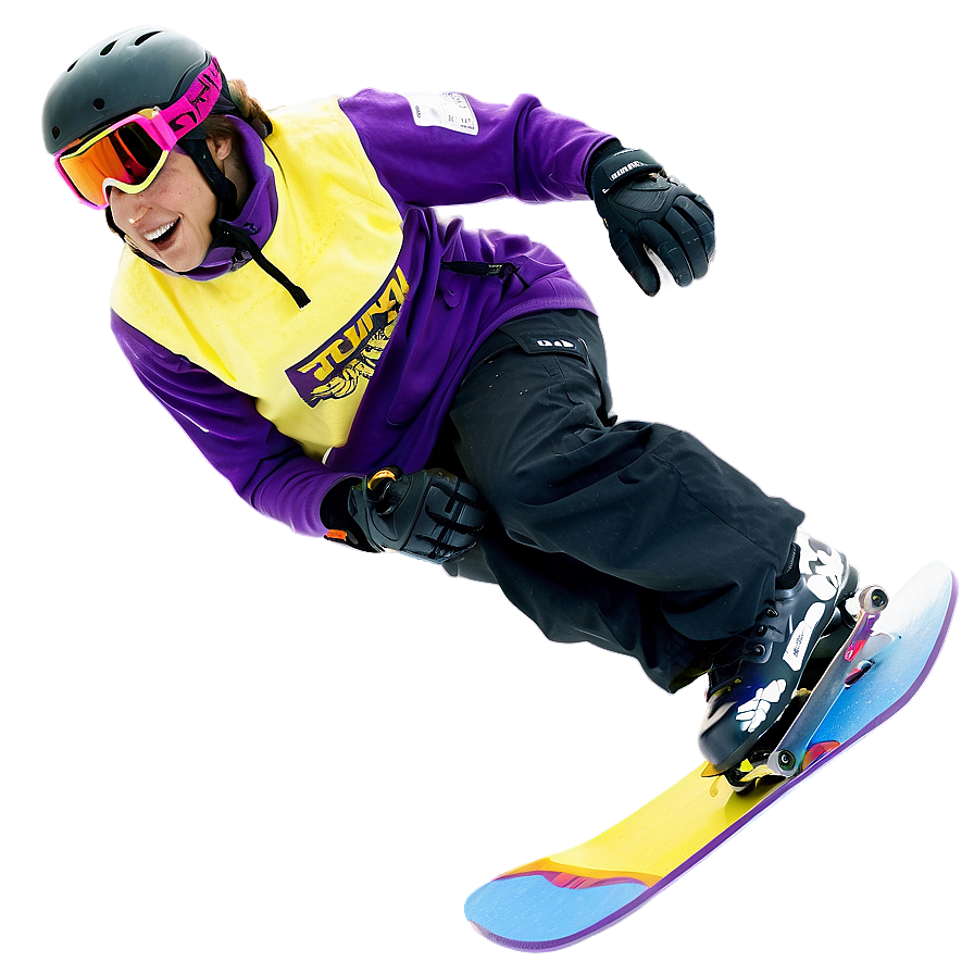 Snowboard Competition Png 05242024 PNG image