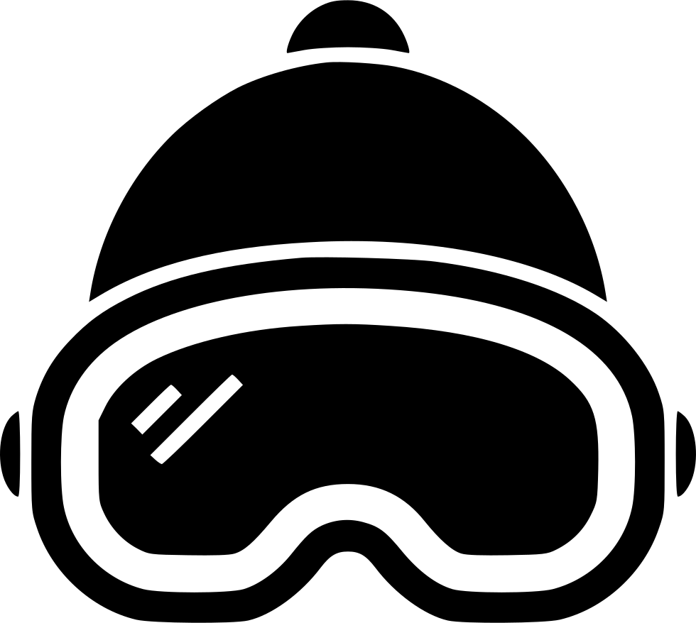 Snowboard Gogglesand Helmet Icon PNG image