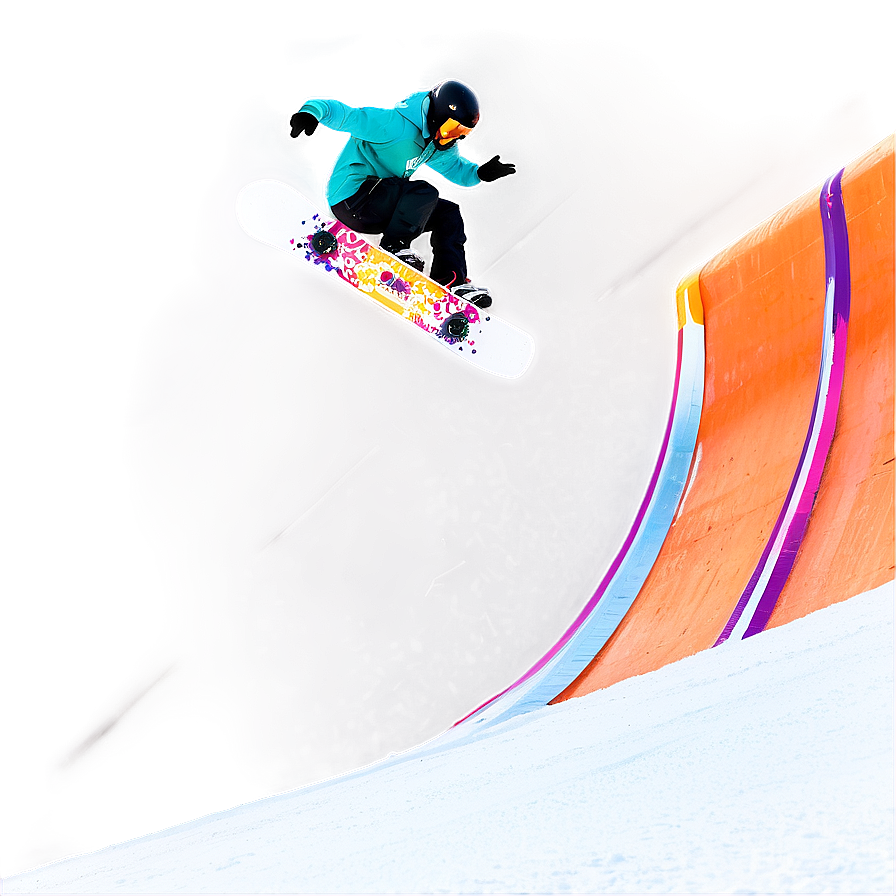 Snowboard Halfpipe Png 29 PNG image