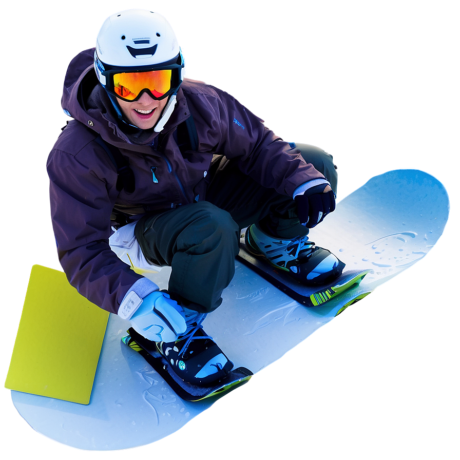 Snowboard In Snow Png Mwb97 PNG image