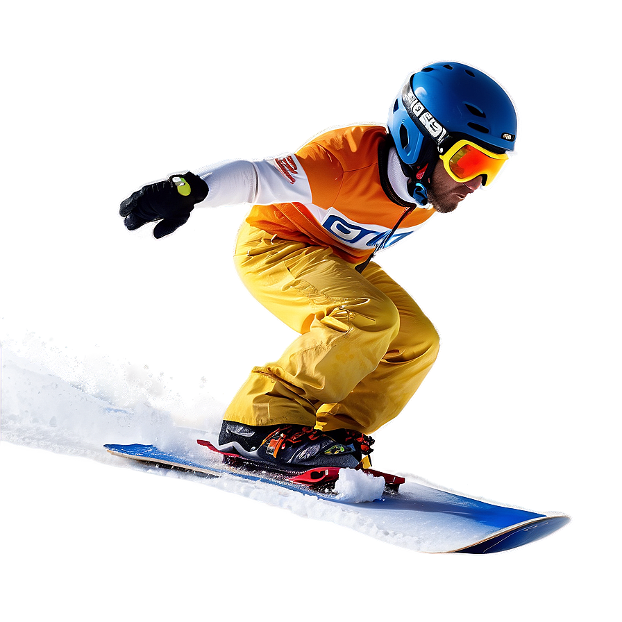 Snowboard Race Png 05242024 PNG image