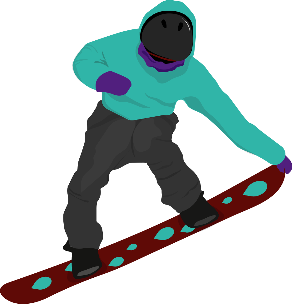 Snowboarder_in_ Action_ Vector PNG image