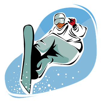 Snowboarder Mid Air Trick PNG image