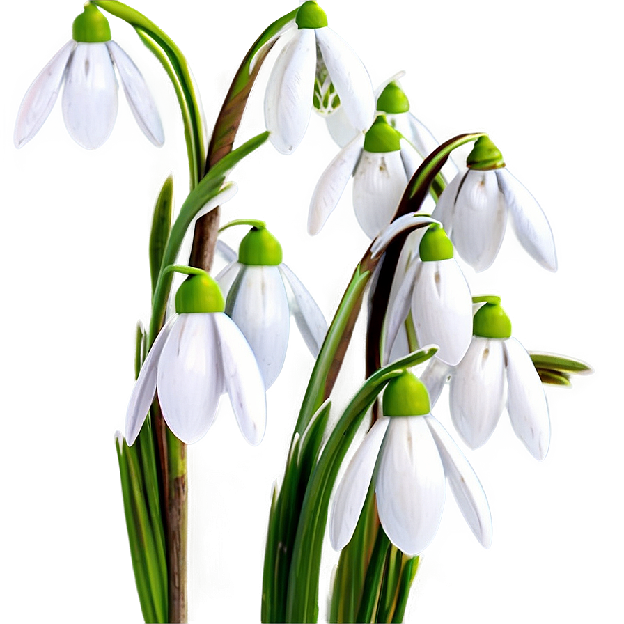 Snowdrops Winter Flowers Png Hgy1 PNG image