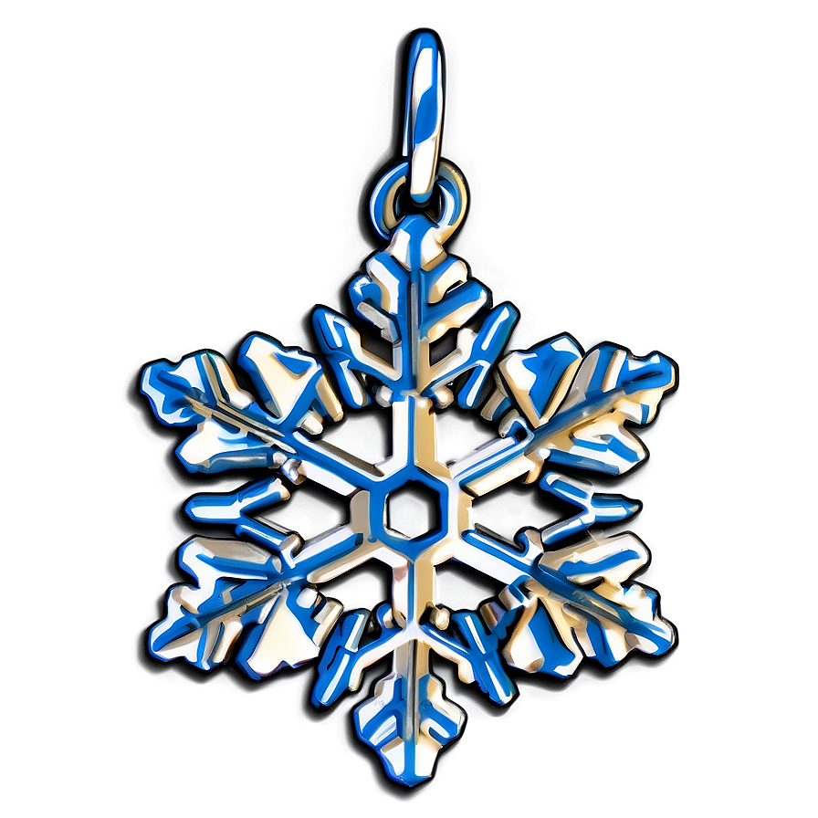 Snowflake Charm Graphic Png 05252024 PNG image