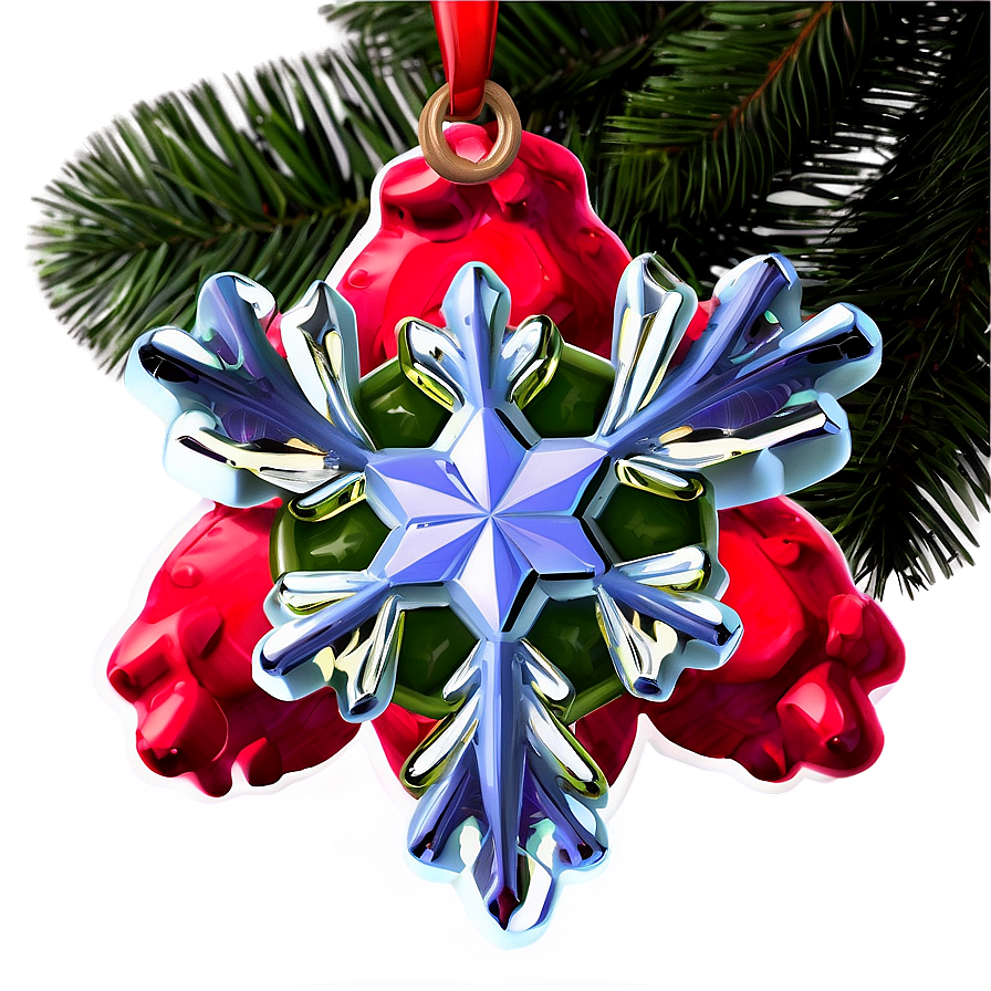 Snowflake Christmas Tree Star Png Jpe70 PNG image