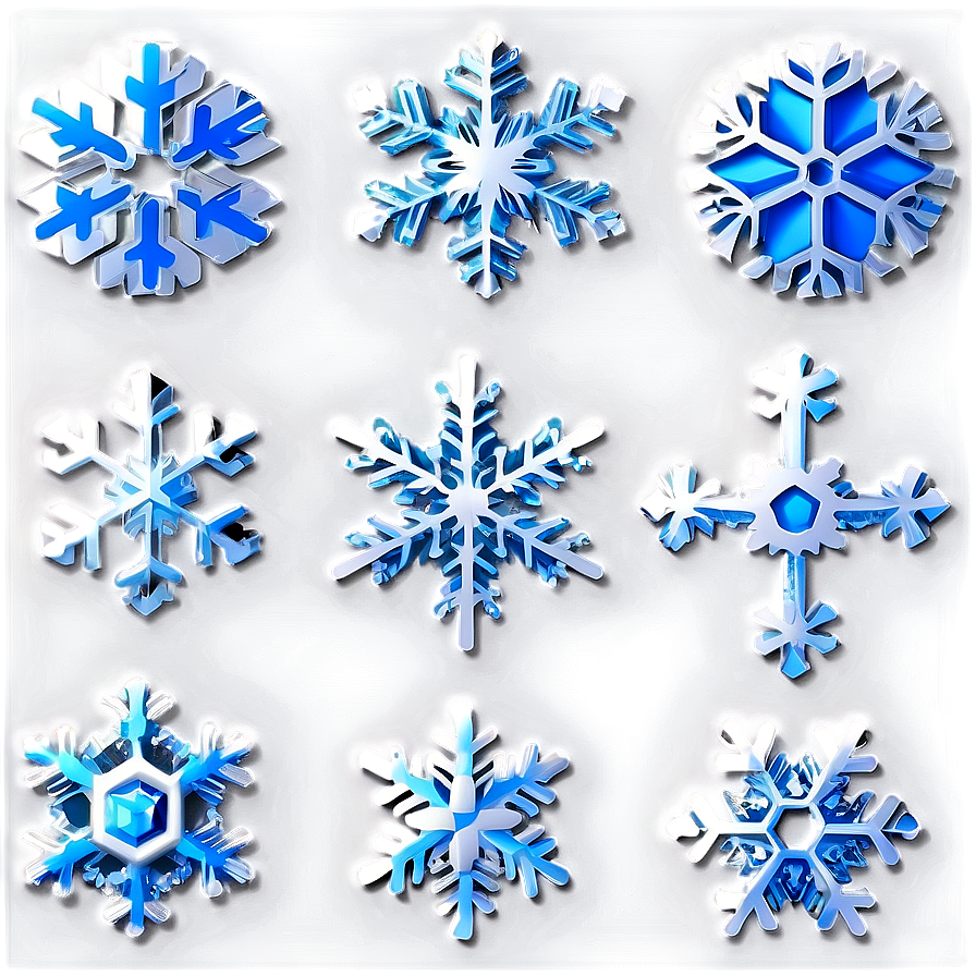 Snowflake Emoji Background Png 06272024 PNG image