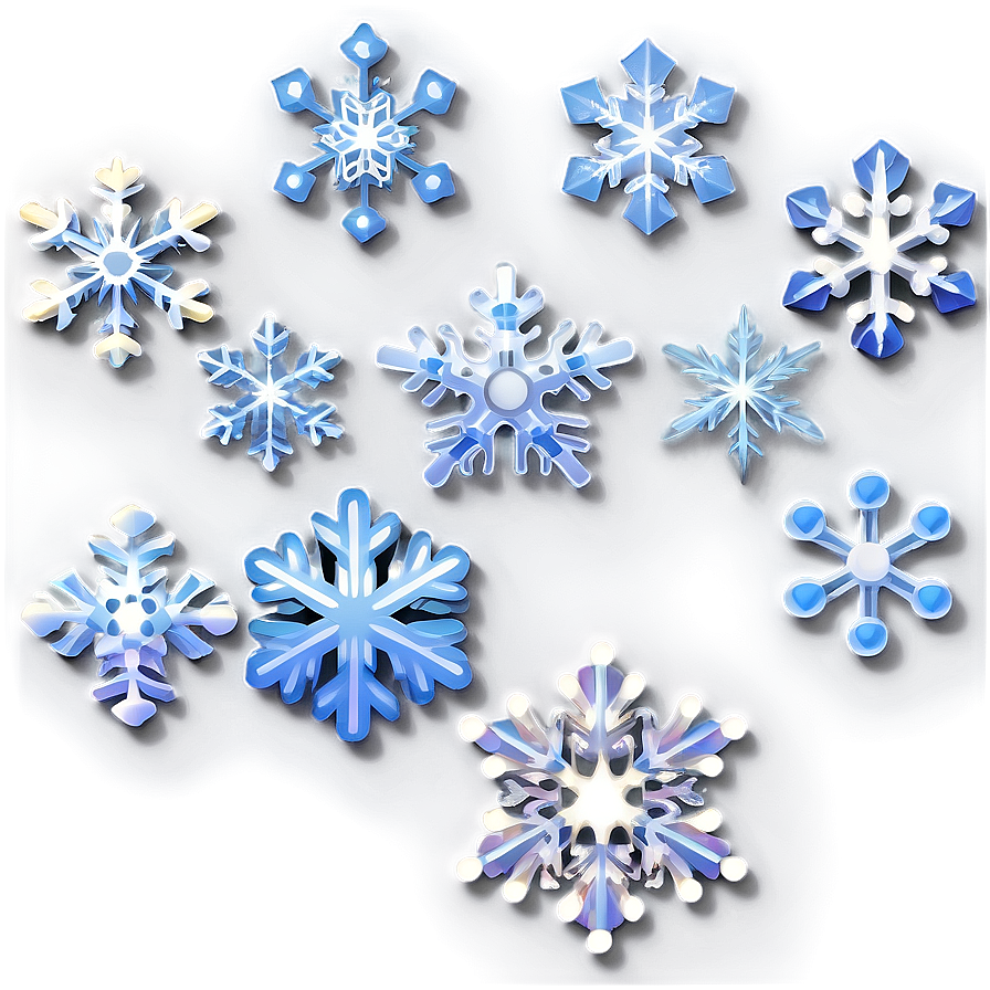 Snowflake Emoji Feature Png 06272024 PNG image