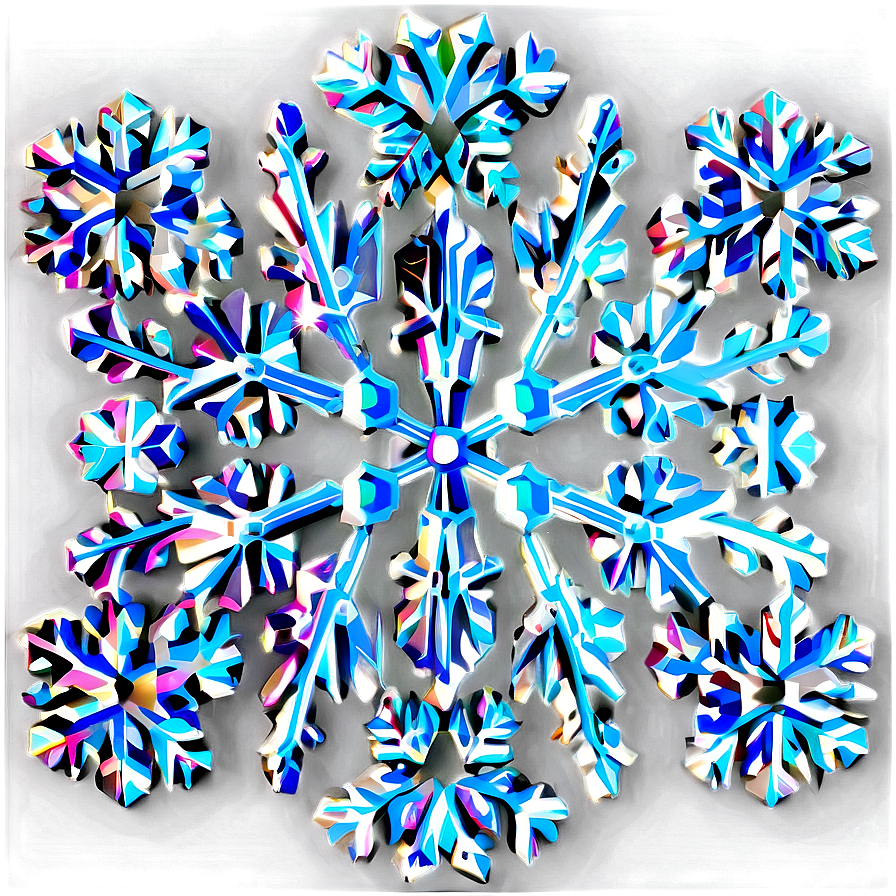 Snowflake Patterns Macro Png 7 PNG image