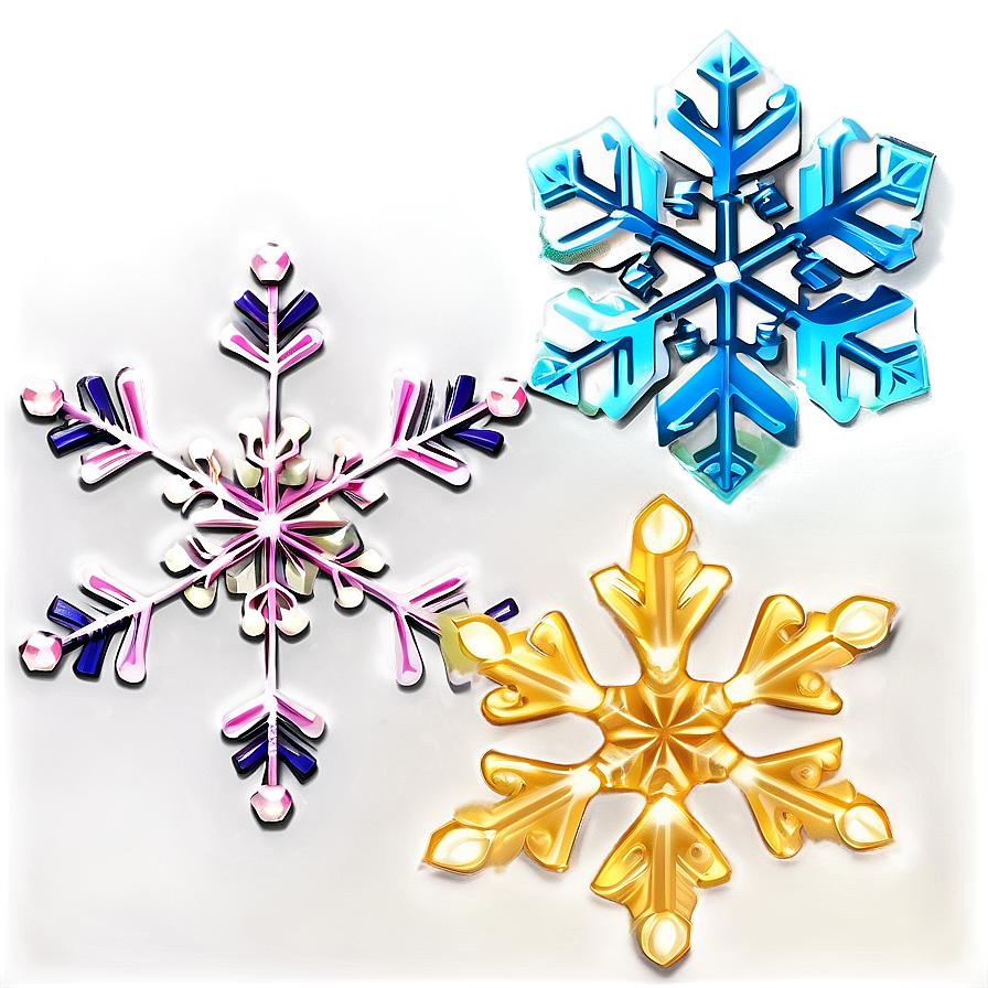 Snowflake Symphony Art Png Pnj PNG image