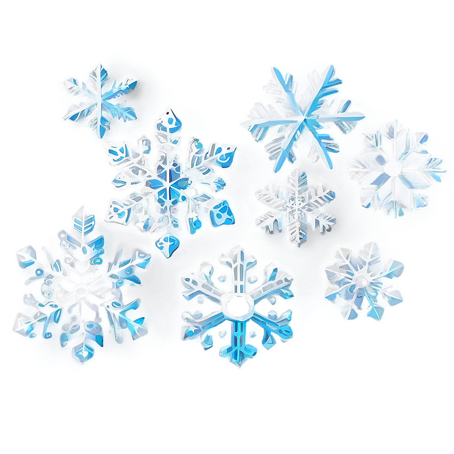 Snowflakes Falling Gently Png 13 PNG image