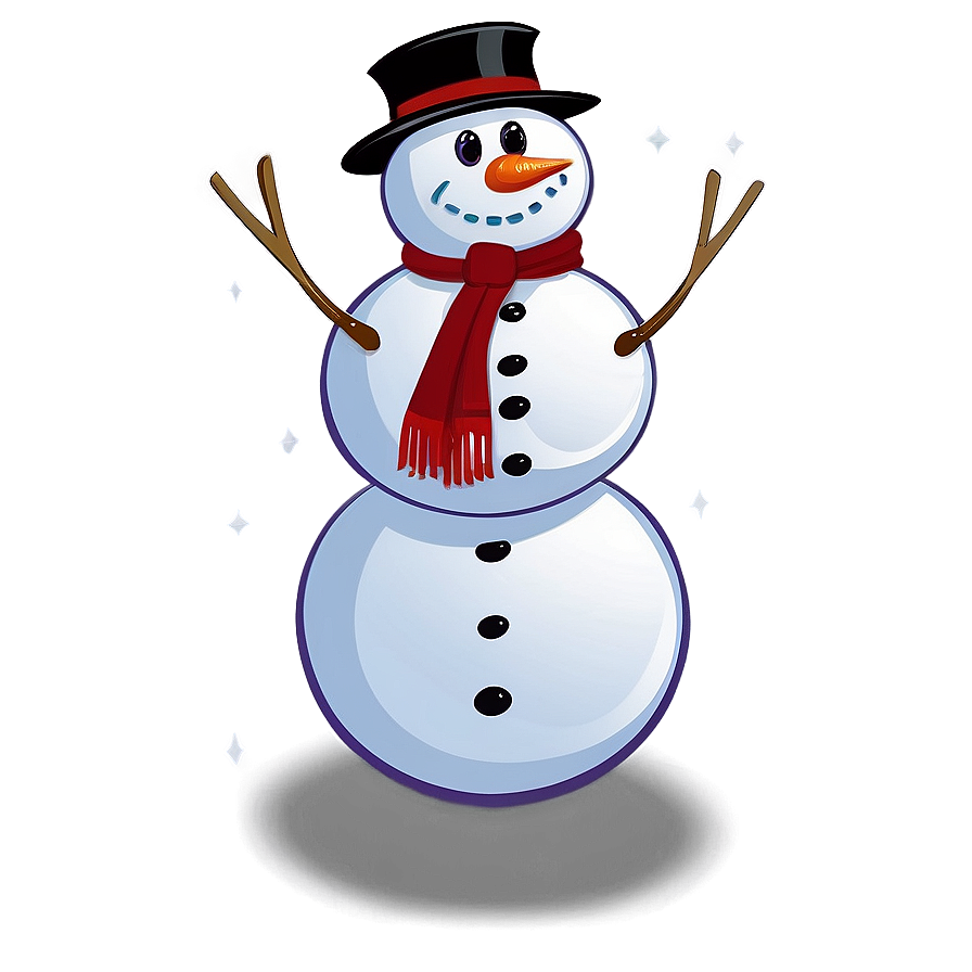 Snowman Cartoon Character Png 89 PNG image