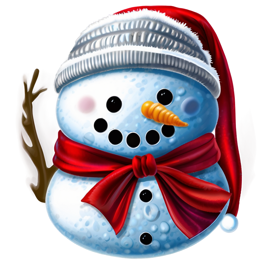 Snowman Christmas Hat Png Ude16 PNG image