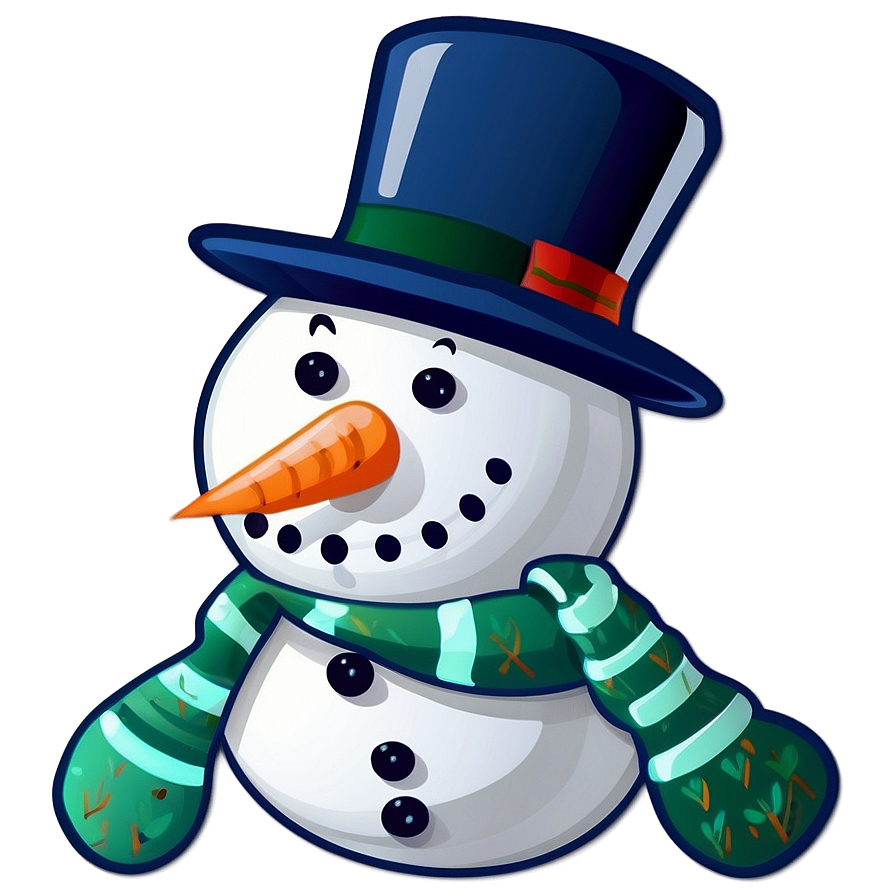 Snowman Face Clipart Png 1 PNG image