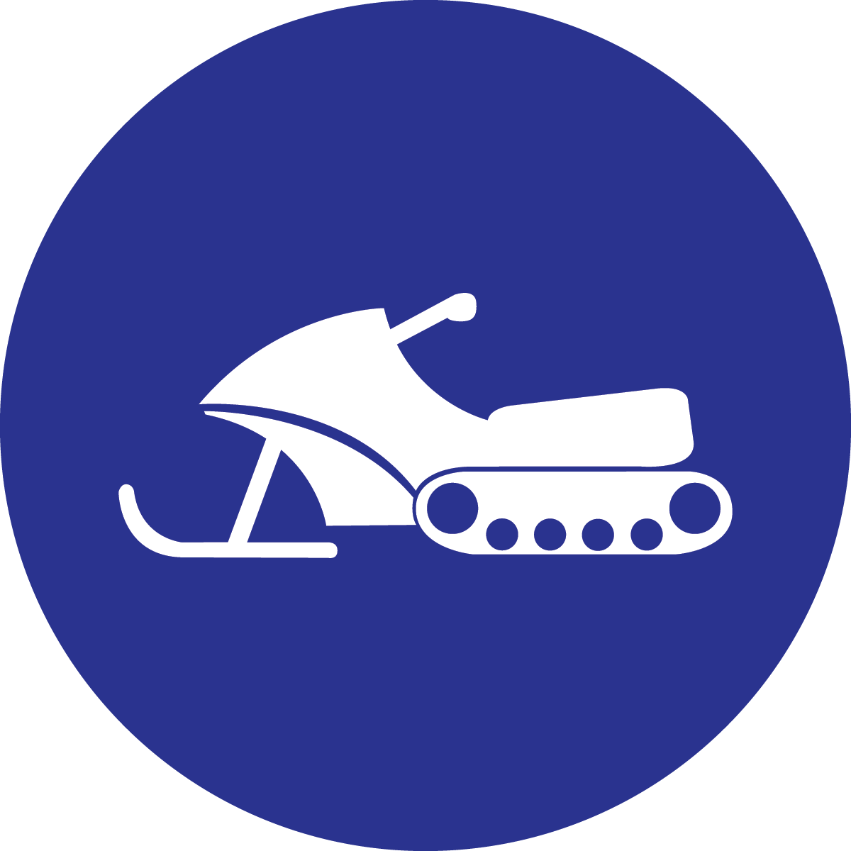 Snowmobile Icon Graphic PNG image