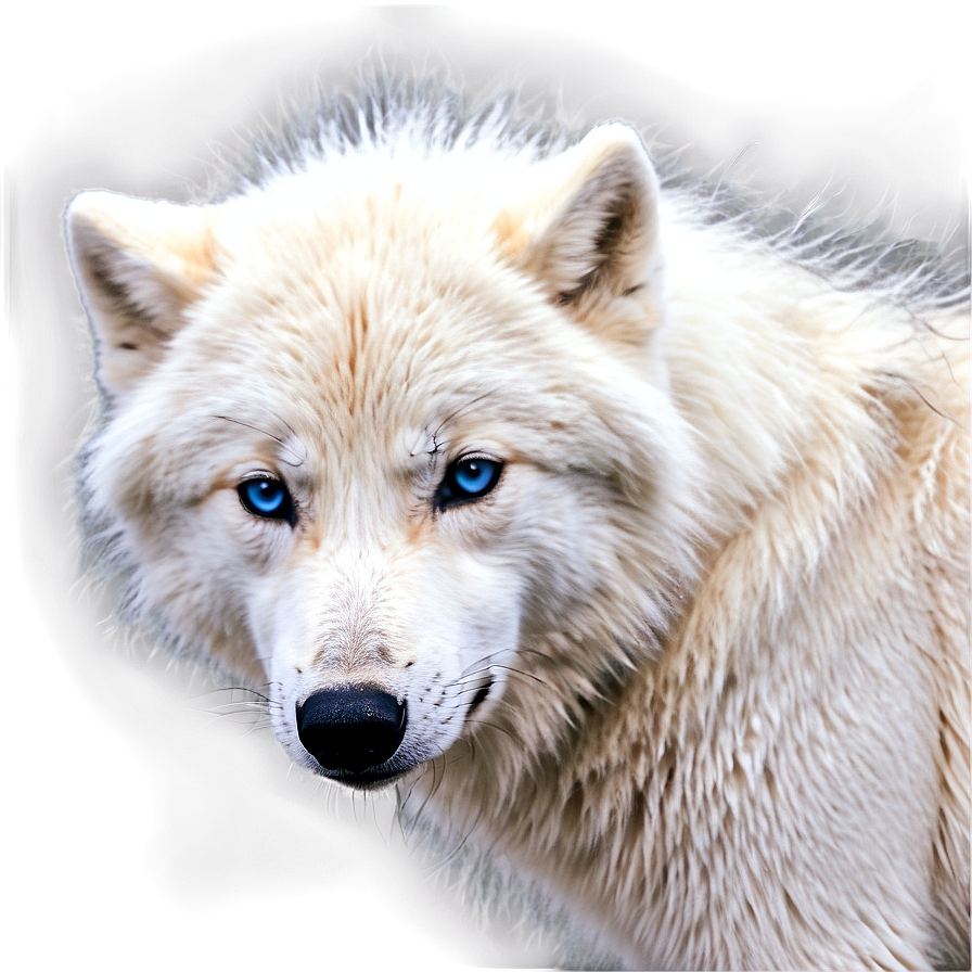 Snowy Arctic Wolf Png Hsn PNG image