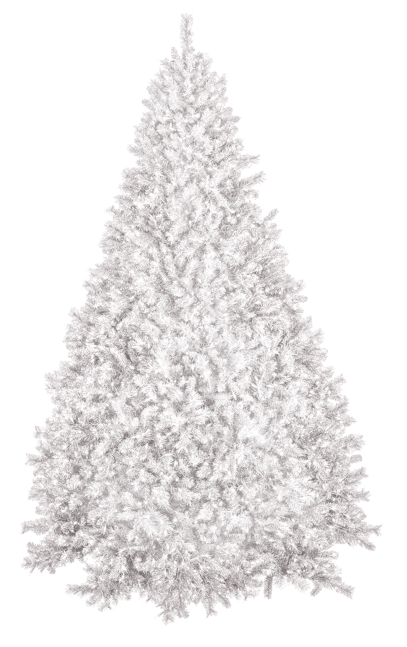 Snowy Artificial Christmas Tree PNG image